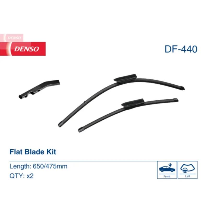 Pióra wycieraczek przód Denso Flat do Audi A3 e-tron 8VA Sportback hatchback 2020- - 650 mm & 475 mm (2 szt) Obniżka ceny