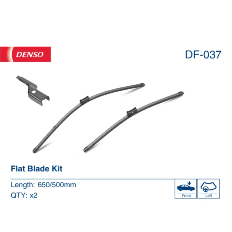 Pióra wycieraczek przód Denso Flat do Volvo V70 3 kombi 2007-2016 - 650 mm & 500 mm (2 szt) Zamów teraz