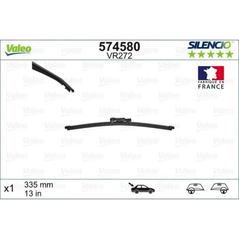 Wycieraczka na tyl Valeo Silencio Rear do Mercedes Klasa CLA X117 Shooting Brake kombi 08.2015-03.2019 polaczenie oryginalne 2015-2019 - 330 mm (1 szt) Ostatnie sztuki