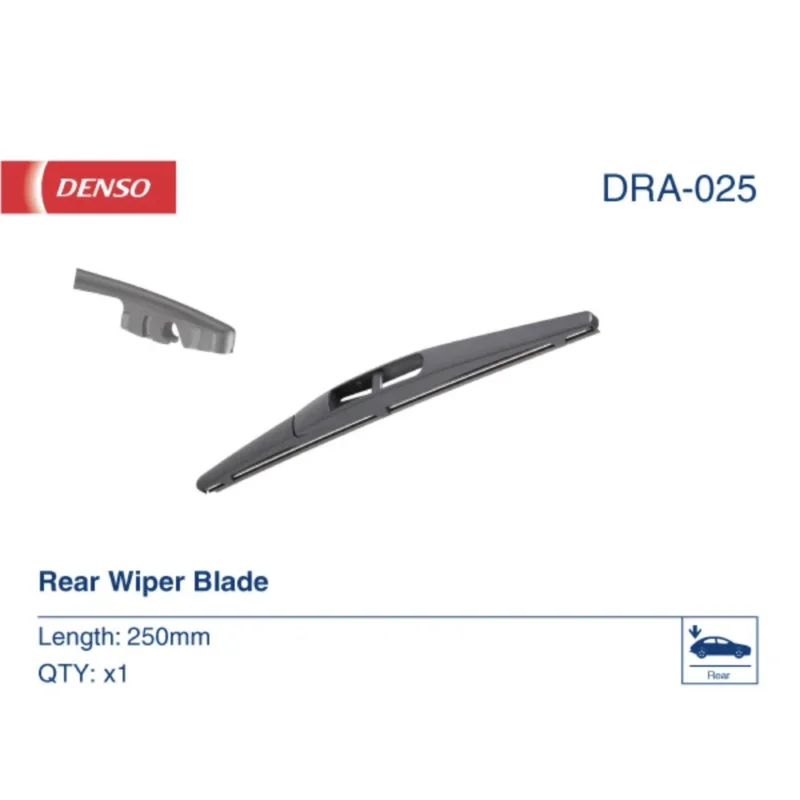 Wycieraczka na tyl Denso Rear do Fiat Sedici hatchback 2005-2014 - 250 mm (1 szt) Darmowy zwrot