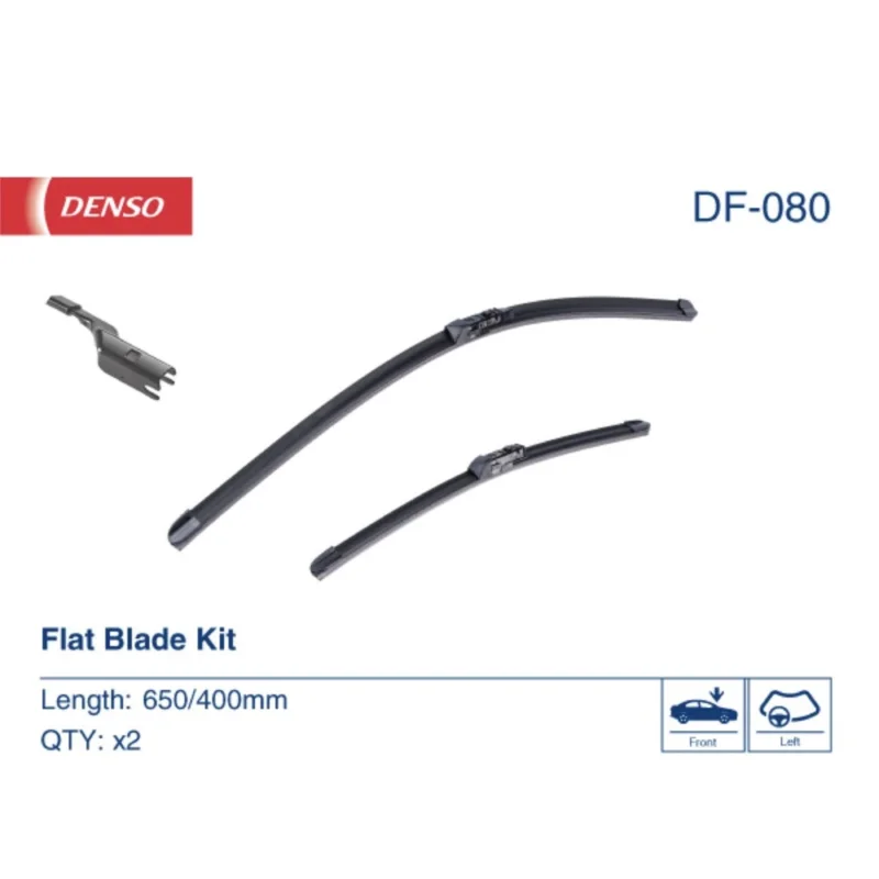 Taniej Pióra wycieraczek przód Denso Flat do Subaru XV 2 GT SUV 2017- - 650 mm & 400 mm (2 szt)