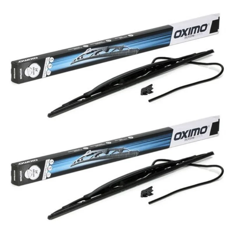 Pióra wycieraczek przód Oximo Silicone WUSPR do Renault Espace 2 MPV ze zintegrowanym spryskiwaczem 1991-1996 - 600 mm & 600 mm (2 szt) Rabat
