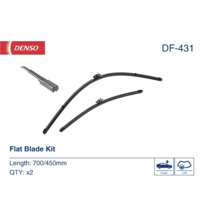 Pióra wycieraczek przód Denso Flat do Mercedes Vito 3 W447 2014- - 700 mm & 450 mm (2 szt) Ostatnia szansa