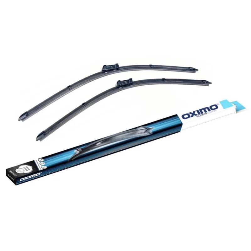 Bestseller Pióra wycieraczek przód Oximo Silicone OEM do Skoda Fabia 2 hatchback 06.2013-12.2014 tylna wycieraczka 280 mm 2013-2014 - 530 mm & 530 mm (2 szt)