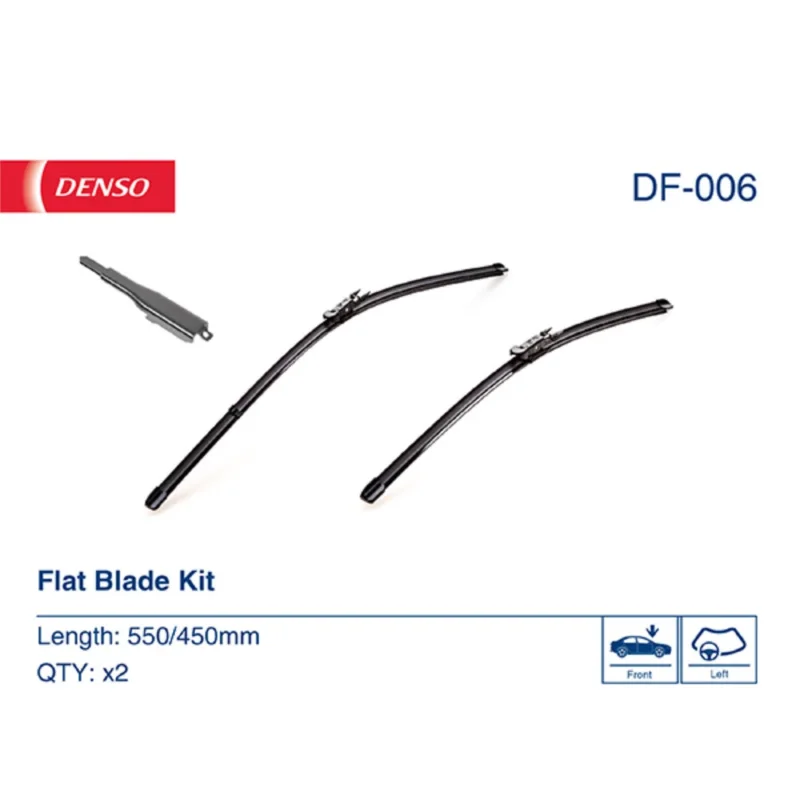 Pióra wycieraczek przód Denso Flat do BMW Seria 1 F20 | F21 hatchback 2011-2019 - 550 mm & 450 mm (2 szt) Wybór klientów