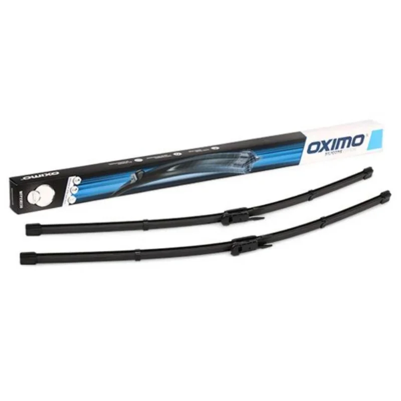 Pióra wycieraczek przód Oximo Silicone OEM do SEAT Leon 2 hatchback 1P1 07.2005-02.2009 metalowa tylna wycieraczka 2005-2009 - 650 mm & 650 mm (2 szt) Oferta limitowana