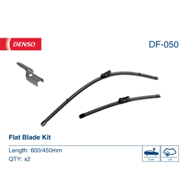 Pióra wycieraczek przód Denso Flat do VW Amarok T1 Pick Up 2022- - 600 mm & 450 mm (2 szt) Hit sprzedaży