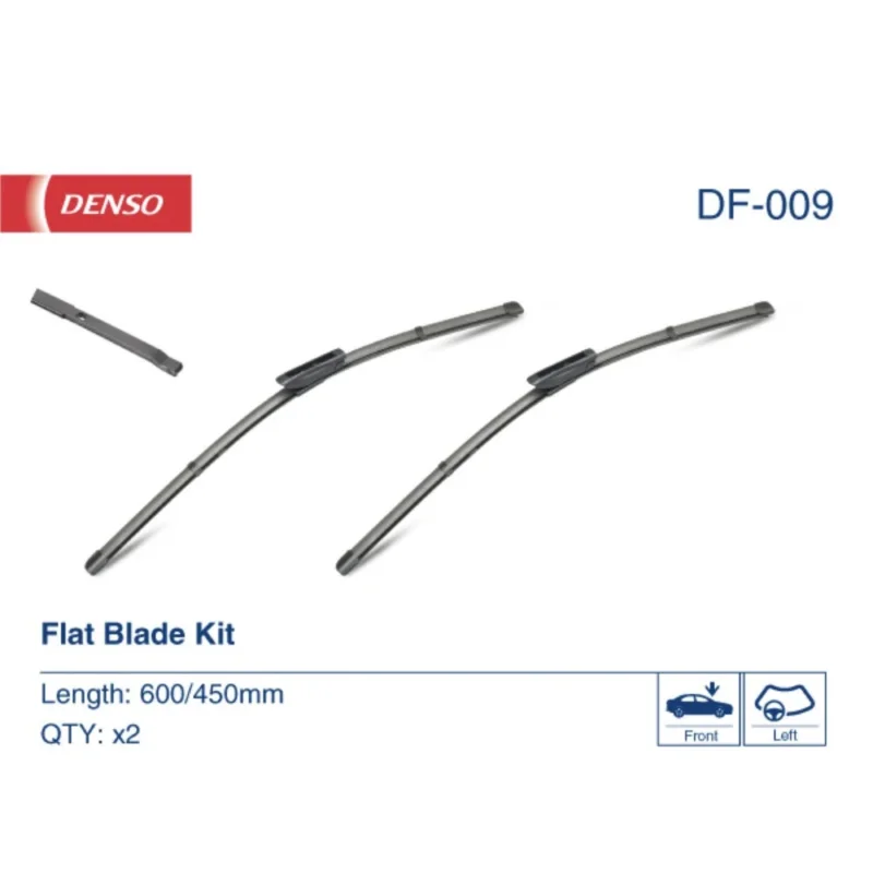 Wysoka jakość Pióra wycieraczek przód Denso Flat do Renault Megane Grand Tour 4 kombi 2015-05.2017 tylna wycieraczka 230 mm 2015-2017 - 600 mm & 450 mm (2 szt)