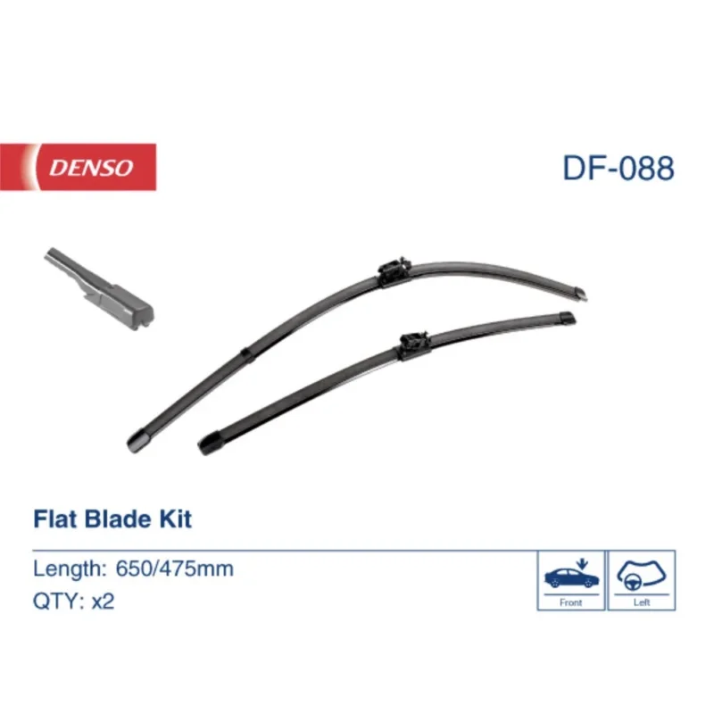 Pióra wycieraczek przód Denso Flat do Mercedes Klasa B W247 hatchback 2019- - 650 mm & 475 mm (2 szt) Nie przegap