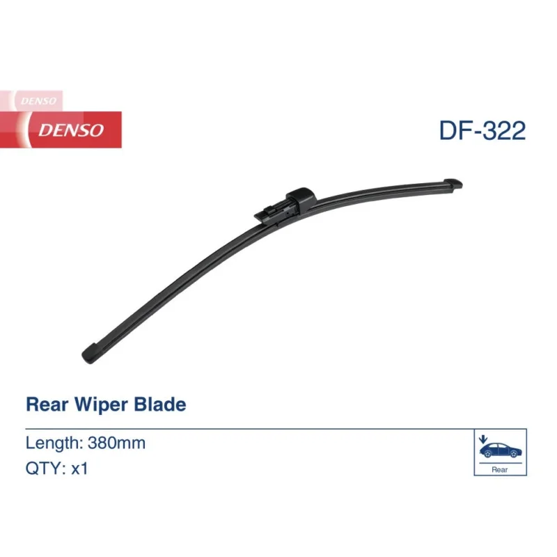 Wyjątkowa oferta Wycieraczka na tyl Denso Rear do SEAT Leon SC 3 coupe 5F 2012-2020 - 380 mm (1 szt)