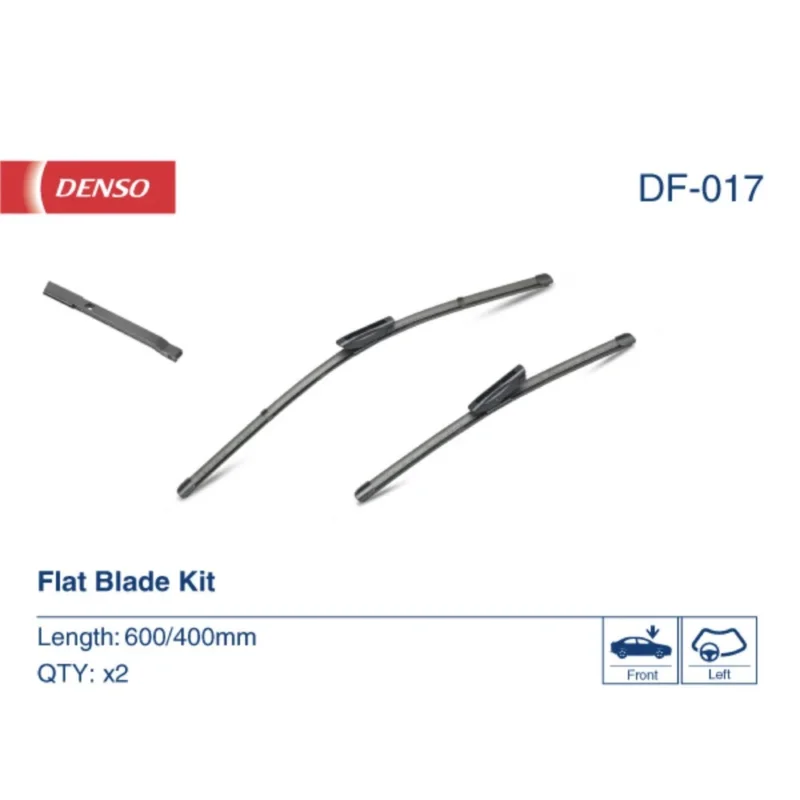 Niska cena Pióra wycieraczek przód Denso Flat do Renault Megane Grand Tour 3 KZ kombi 2008-2016 - 600 mm & 400 mm (2 szt)