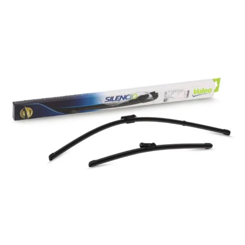 Zamów teraz Pióra wycieraczek przód Valeo Silencio Flat do SEAT Leon ST 3 kombi 5F 2012-2020 - 650 mm & 400 mm (2 szt)