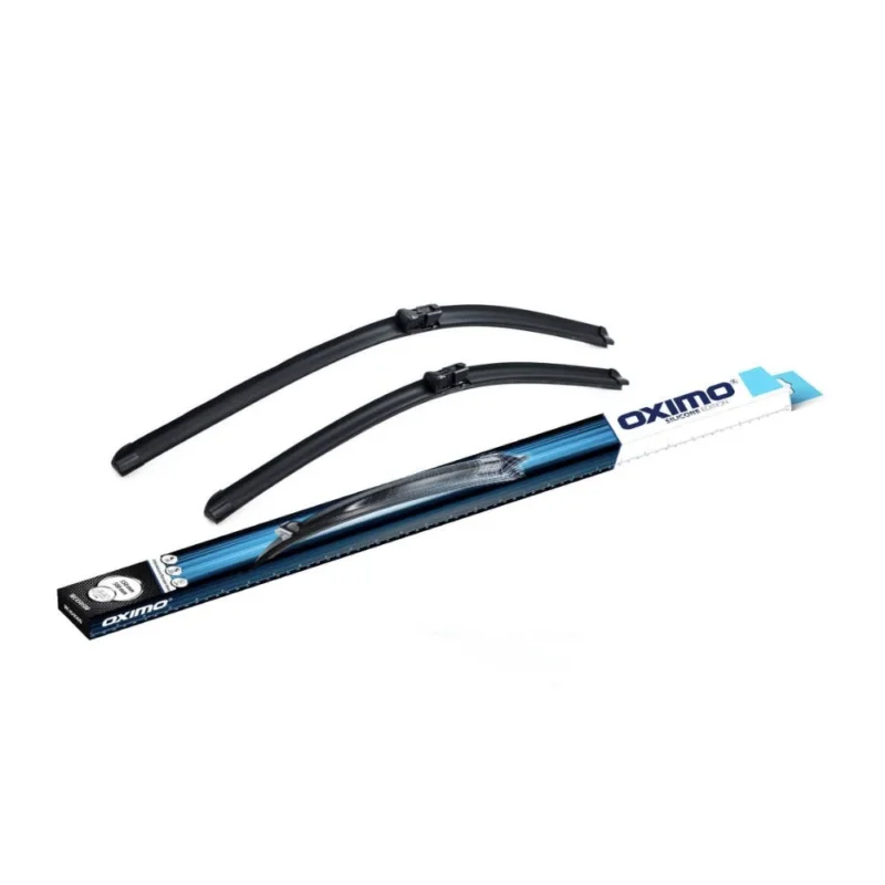 Ograniczona ilość Pióra wycieraczek przód Oximo Silicone OEM do Mercedes Klasa GLK X204 SUV 02.2014-12.2015 polaczenie przycisk 2014-2015 - 550 mm & 500 mm (2 szt)