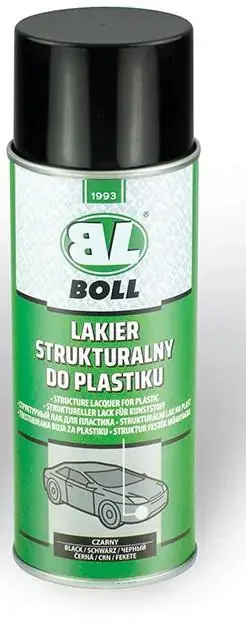Nowość BOLL lakier strukturalny do plastików