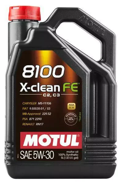Dostępne od ręki Motul 8100 X-CLEAN FE 5w305L