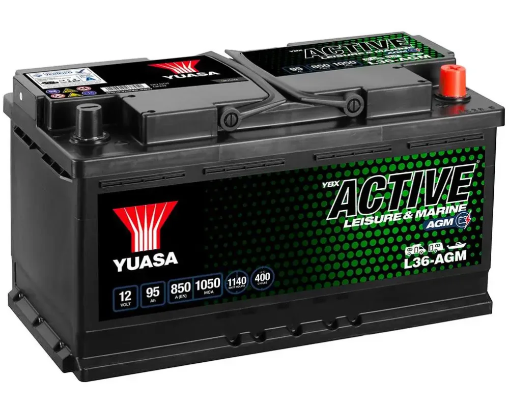 Akumulator95AH/850A P+ YUASA L36-AGM Dostępne od ręki