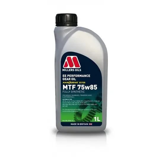 Zamów teraz Millers Oils EE Performance MTF 75w85 1L