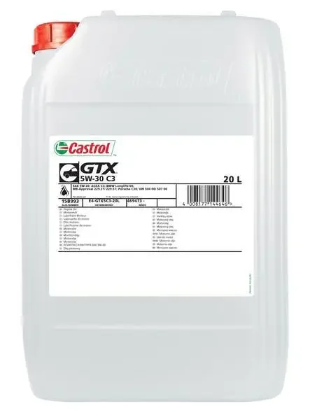 Ostatnie sztuki Castrol GTX 5w3020L Olej silnikowy C3