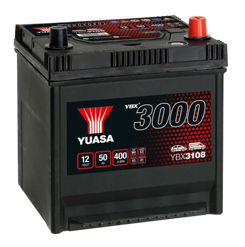 Akumulator50AH/400A P+ YUASA YBX3108 Nowy
