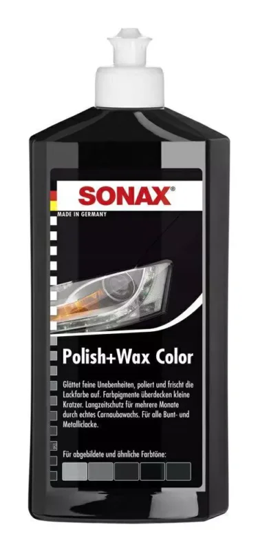 Łatwy zwrot SONAX Wosk koloryzujący NanoPro czarny