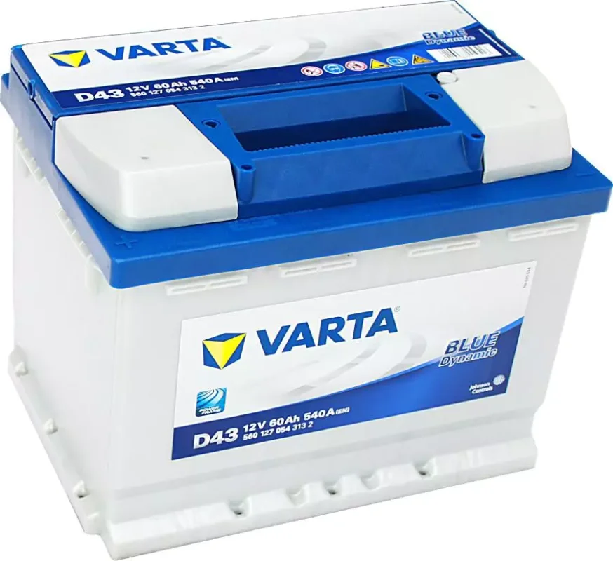 Tylko do końca tygodnia Akumulator60AH/540A L+ VARTA D43 Blue