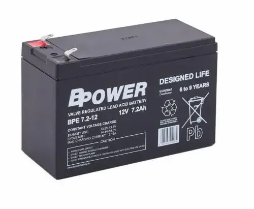 Akumulator 7,2AH/12V BPE7,2-12 BPOWER Tani