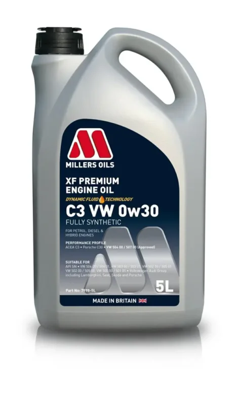 Millers Oils XF Premium C3 VW 0w30 5L Bezpieczna płatność