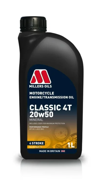 Super okazja Millers Oils Motorcycle Classic 4T 20w50