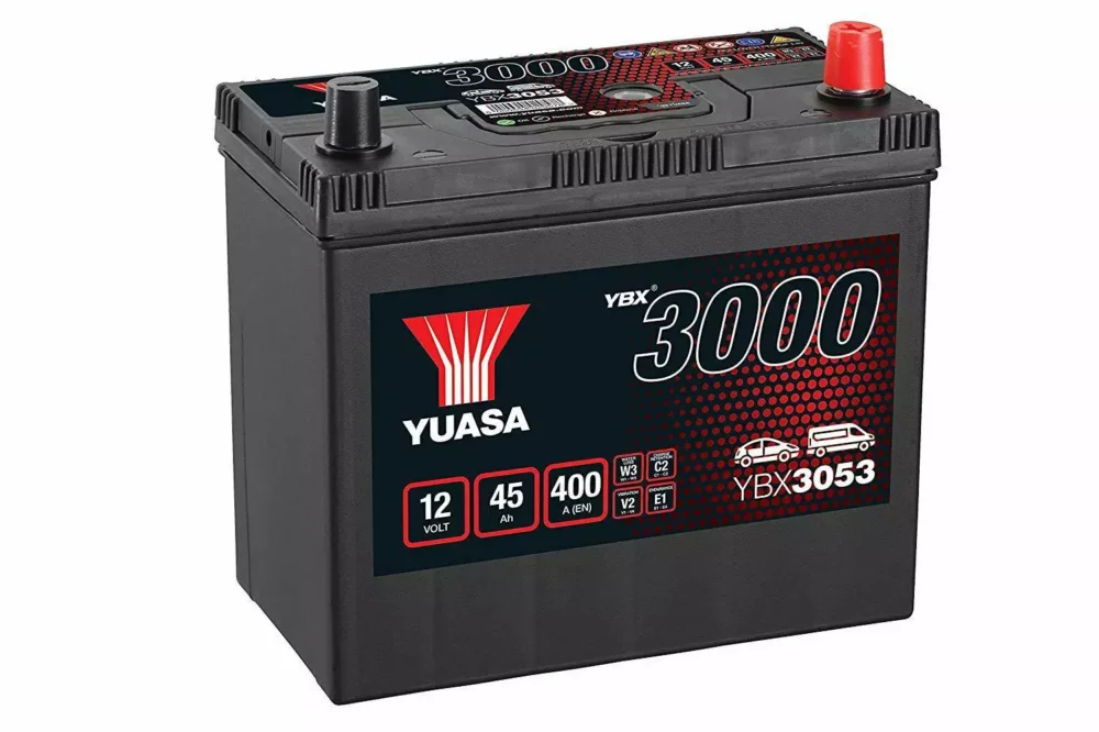 Popularny Akumulator45AH/400A P+ YUASA YBX3053