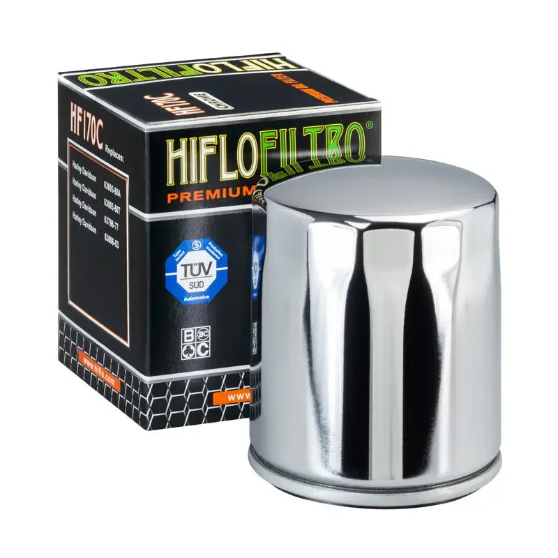 HIFLO Filtr oleju HF170C chrom Łatwy zwrot