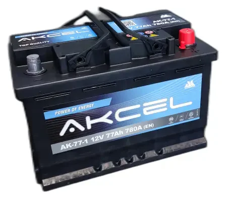 Nowy Akumulator77AH/780A P+ AKCEL