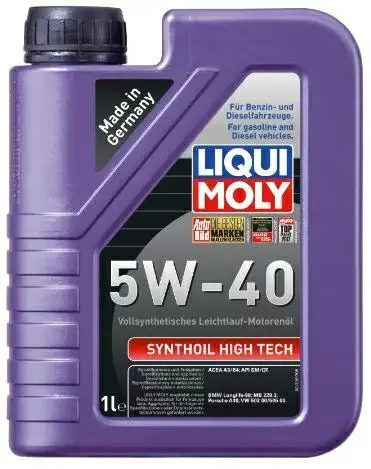 LIQUI MOLY 5W40 Synthoil High Tech 1L Bezpieczne zakupy