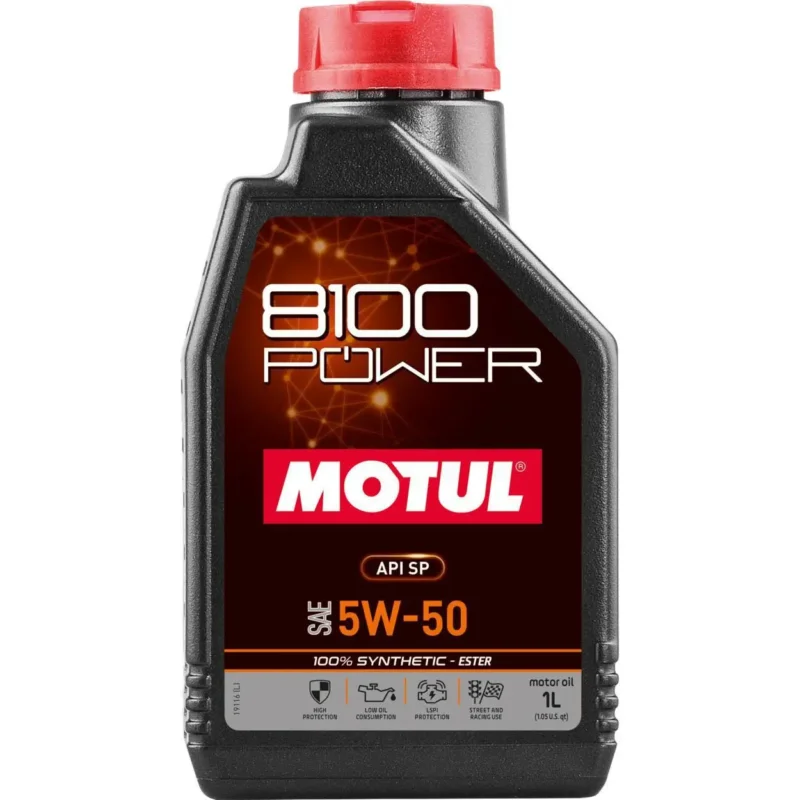 Motul 8100 Power 5w50 1L API SP FORD Hit sprzedaży