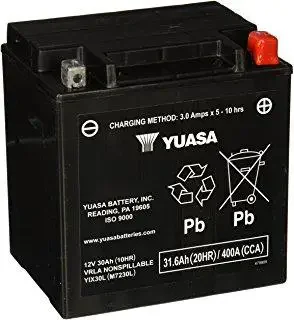 Premium Akumulator32Ah/400A P+ YUASA YIX30L-BS