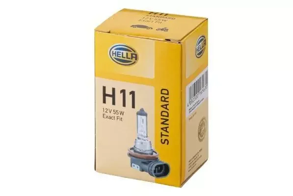 Taniej HELLA Żarówka H11 55W/12V PGJ19-2