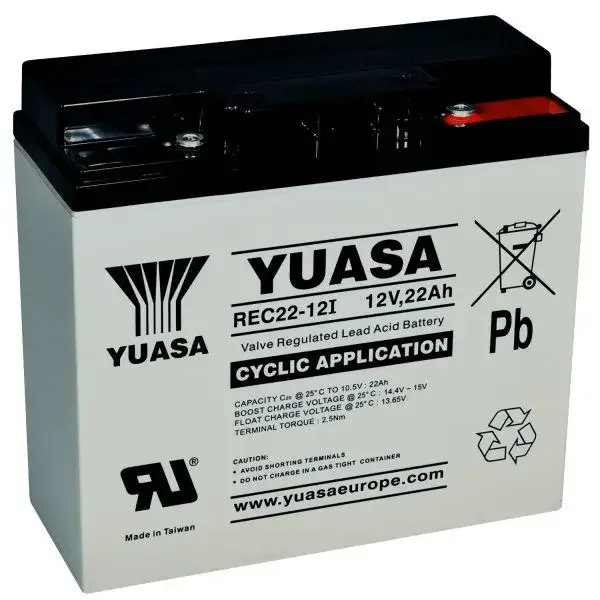 Akumulator22Ah/12V P+ REC22-12 YUASA Promocja