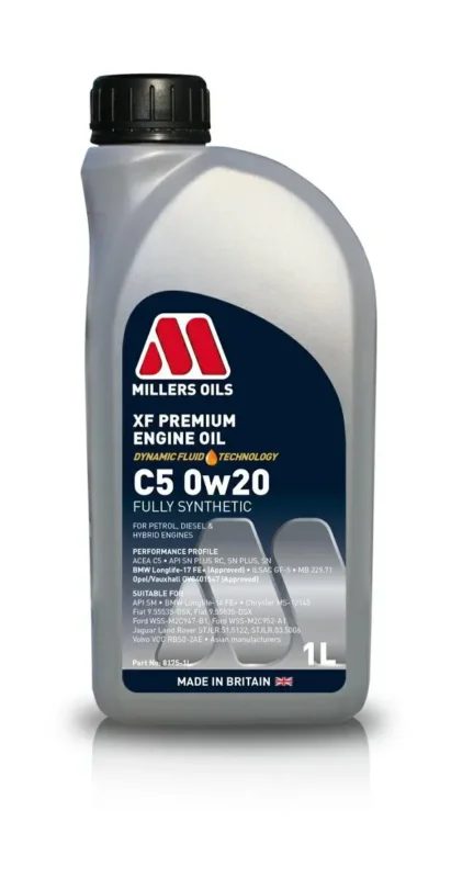 Millers Oils XF Premium C5 C6 0w20 1L Oferta czasowa