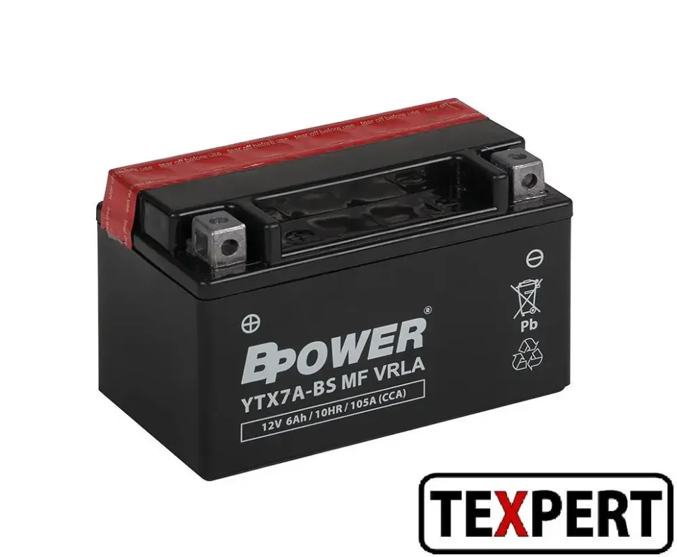 Premium Akumulator 6Ah/105A L+ BP YTX7A-BS