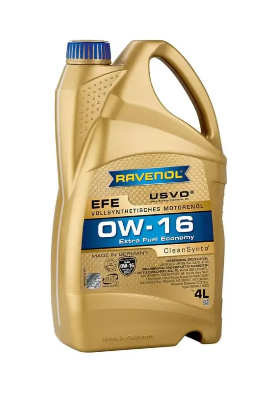 Nowość RAVENOL EFE 0w16Clean Synto4L