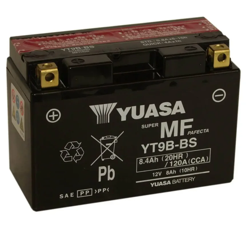 Niska cena Akumulator 8Ah/120A L+ YUASA YT9B-BS