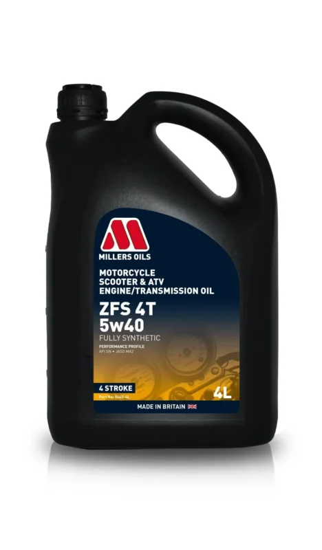 Millers Oils Motorcycle ZFS 5W40 4T 4L Ograniczona ilość