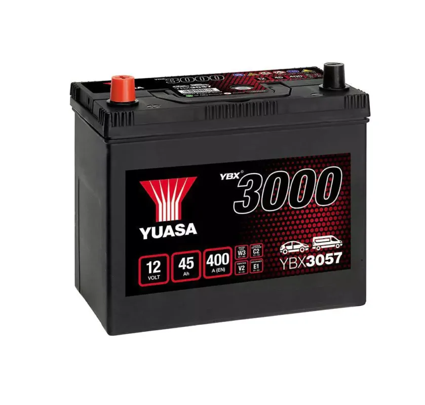 Akumulator45AH/400A L+ YUASA YBX3057 Rabat