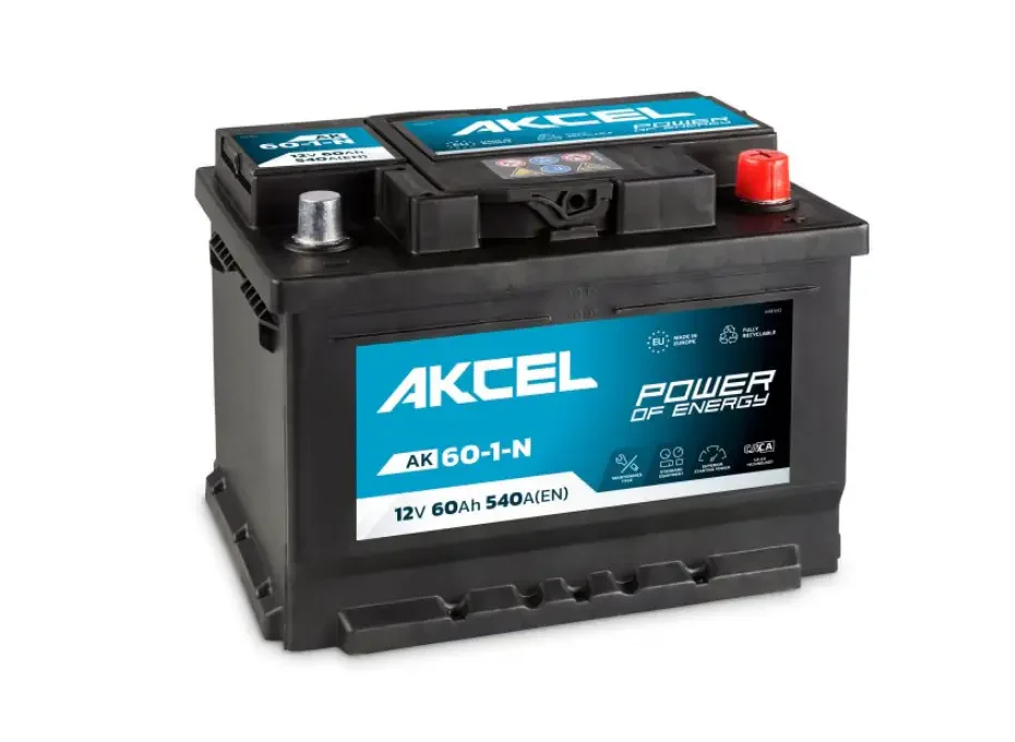 Ostatnie sztuki Akumulator60AH/540A P+ AKCEL