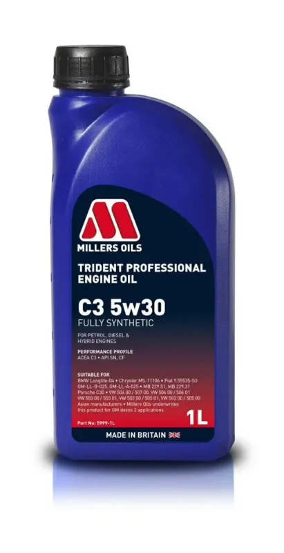 Promocja Millers Oils Trident 5w30 C3 LL 1L