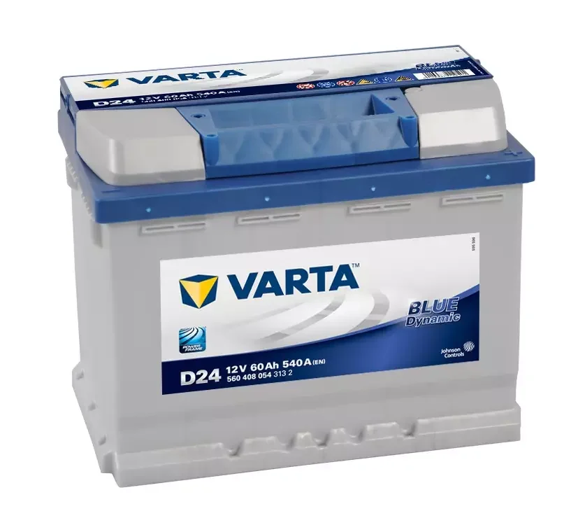 Wyjątkowa oferta Akumulator60AH/540A P+ VARTA D24 Blue
