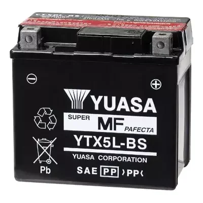 Hit sprzedaży Akumulator 4Ah/80A P+ YUASA YTX5L-BS