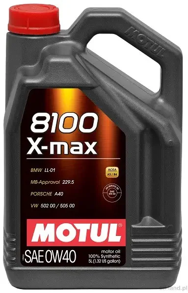 Motul 8100 X-MAX 0w40 5L A3/B4 SN/CF Nie przegap