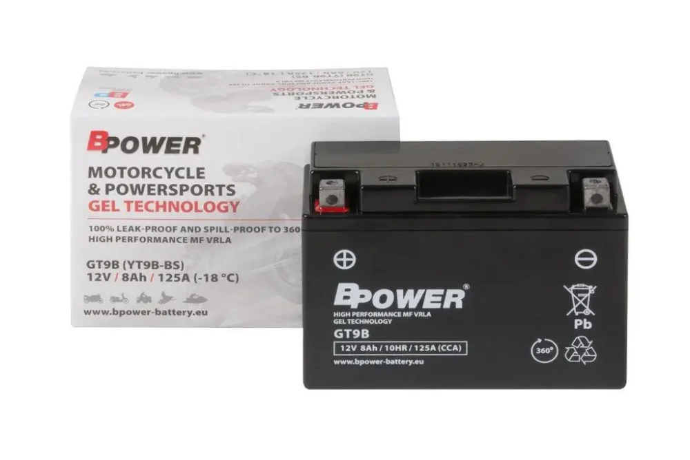 Akumulator 8Ah/125A L+ BPOWER GT9B Ograniczona ilość