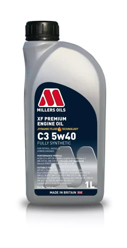 Darmowa dostawa Millers Oils XF Premium C3 5w40 1L