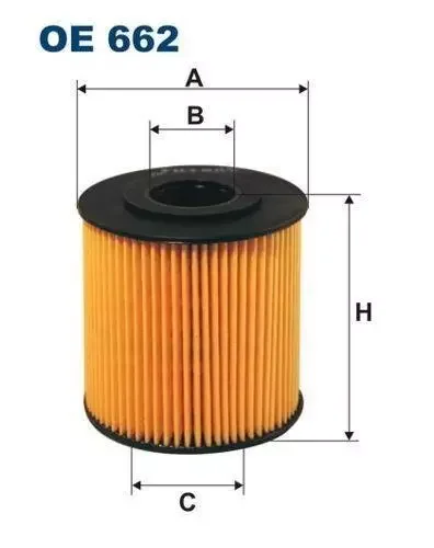 FILTRON Filtr oleju OE662/3 VOLVO C30, Rabat